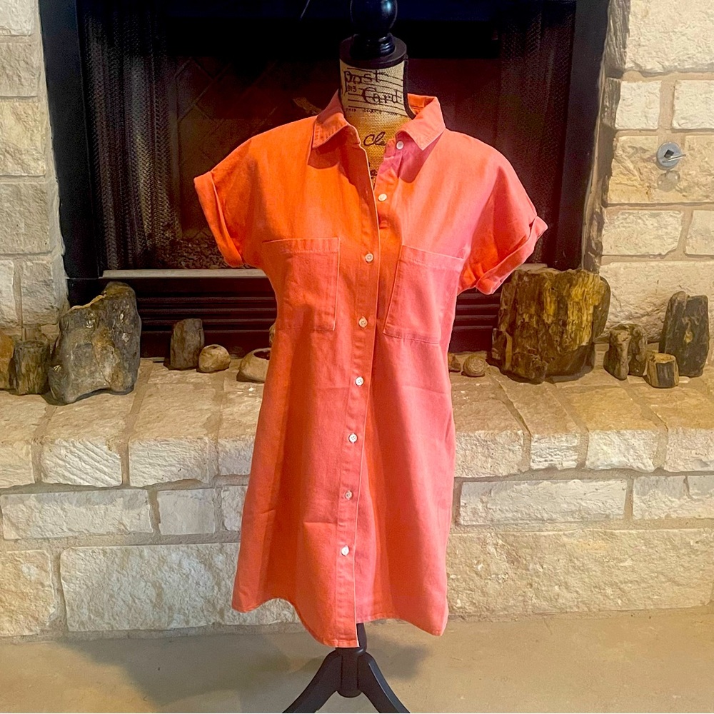Orange Mini Dress